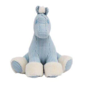 Hermes Baby Hermi Stuffed Animal Horse Blue Cotton Accessories